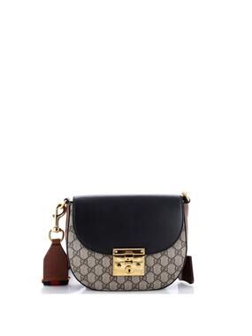 Gucci Padlock Saddle Shoulder Bag Gg #337301G19B